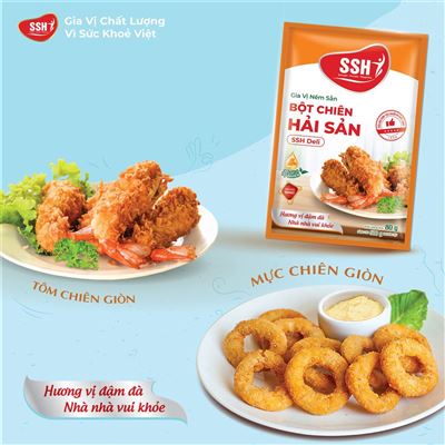 GIA VỊ NÊM SẴN BỘT CHIÊN HẢI SẢN SSH DELI