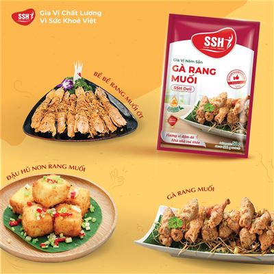 GIA VỊ NÊM SẴN GÀ RANG MUỐI SSH DELI