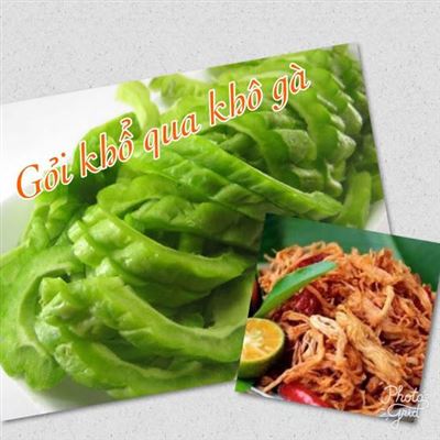  GỎI KHỔ QUA KHÔ GÀ - THANH MÁT VÀ LẠ MIỆNG   