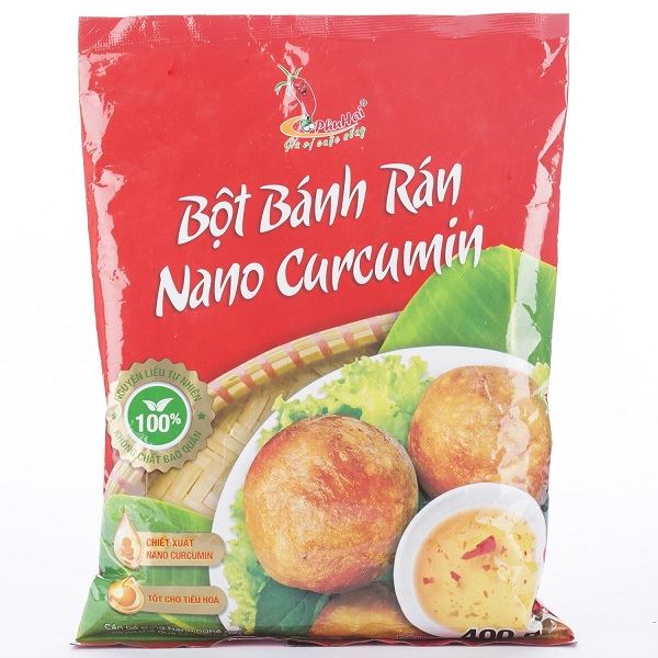 Bột bánh rán Nano Curcumin 400g Phú Hải