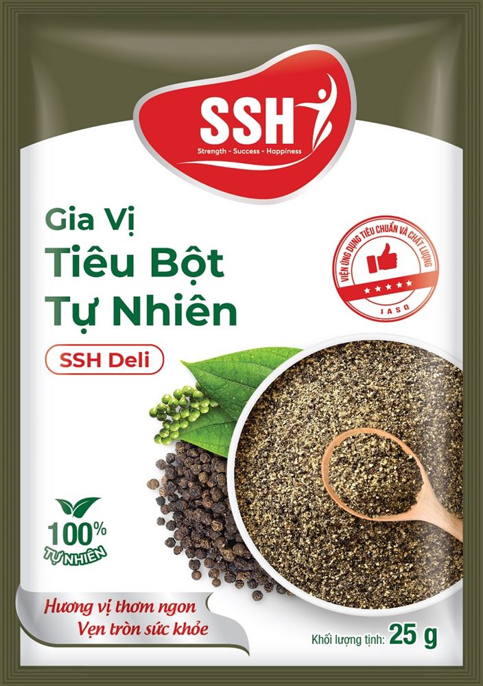 Gia vị tiêu bột tự nhiên SSH Deli