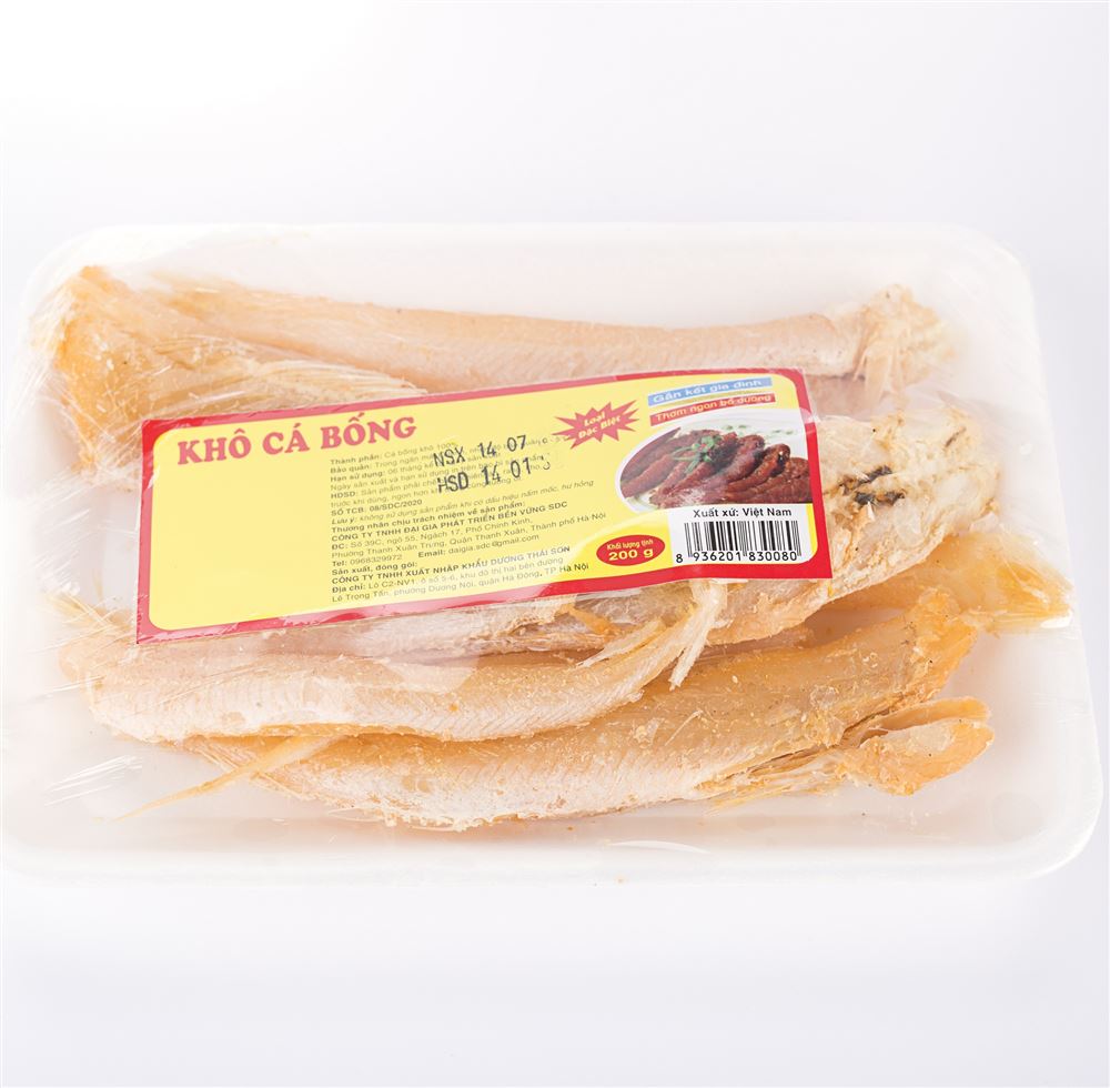 Khô cá bống Phú Hải 200g