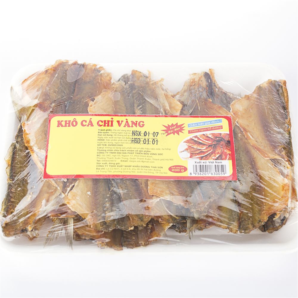 Khô cá chỉ vàng 200g