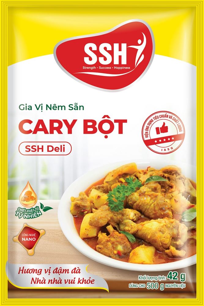 Gia vị nêm sẵn Cary bột  SSH Deli