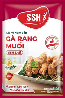 Gia vị nêm sẵn gà rang muối SSH Deli